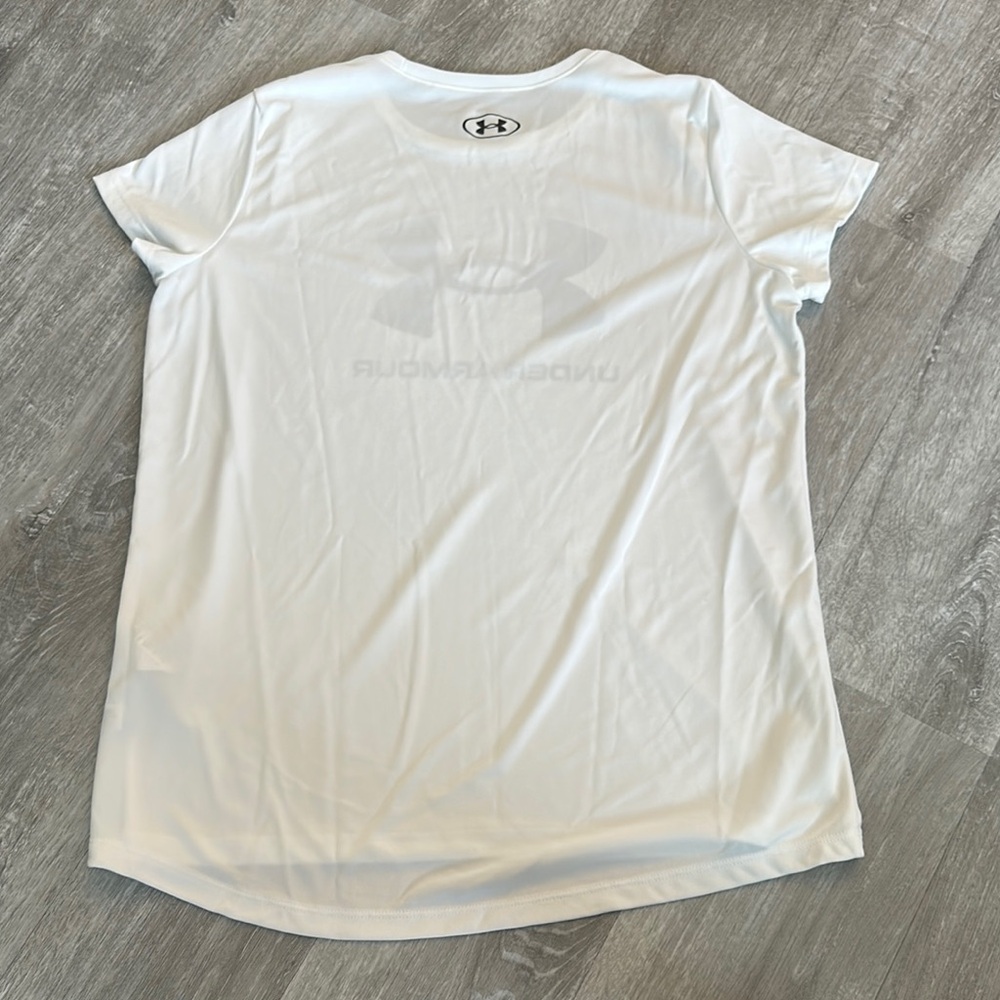 Under Armour Girls Sportstyle Graphic Short Sleeve T-Shirt - Picture 5 of 5